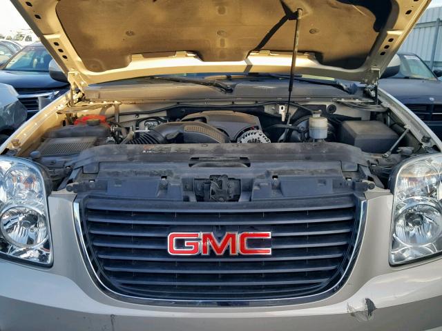 1GKS1KE09DR262096 - 2013 GMC YUKON XL C GOLD photo 7