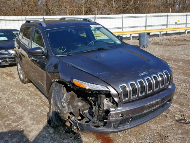 1C4PJMCS0EW146645 - 2014 JEEP CHEROKEE L GRAY photo 1