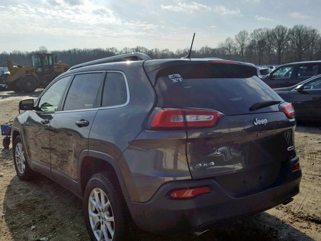 1C4PJMCS0EW146645 - 2014 JEEP CHEROKEE L GRAY photo 3