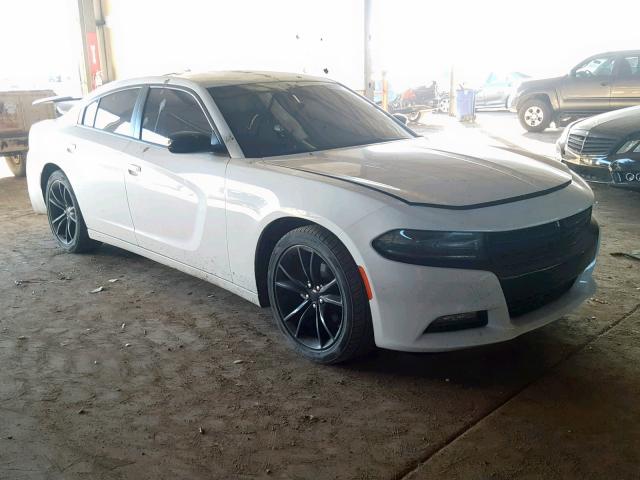 2C3CDXHGXGH104484 - 2016 DODGE CHARGER SX WHITE photo 1