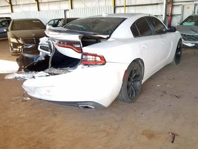 2C3CDXHGXGH104484 - 2016 DODGE CHARGER SX WHITE photo 4