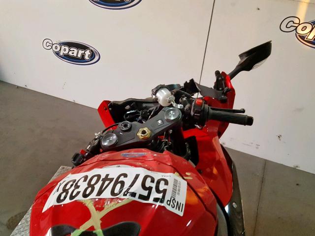 JS1GT78A1G2100645 - 2016 SUZUKI GSX-R1000 RED photo 5