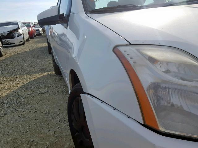 3N1AB6AP1BL603593 - 2011 NISSAN SENTRA 2.0 WHITE photo 9