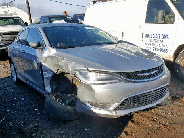 1C3CCCAB9FN596084 - 2015 CHRYSLER 200 LIMITE GRAY photo 1