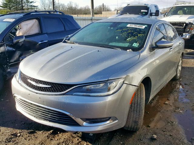 1C3CCCAB9FN596084 - 2015 CHRYSLER 200 LIMITE GRAY photo 2