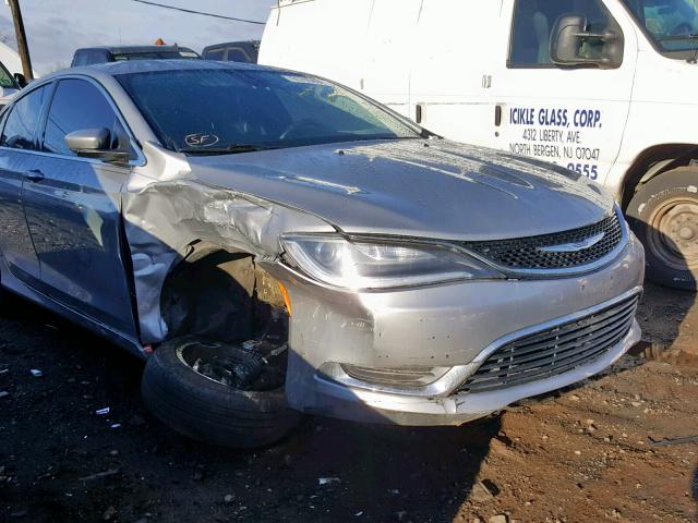 1C3CCCAB9FN596084 - 2015 CHRYSLER 200 LIMITE GRAY photo 9