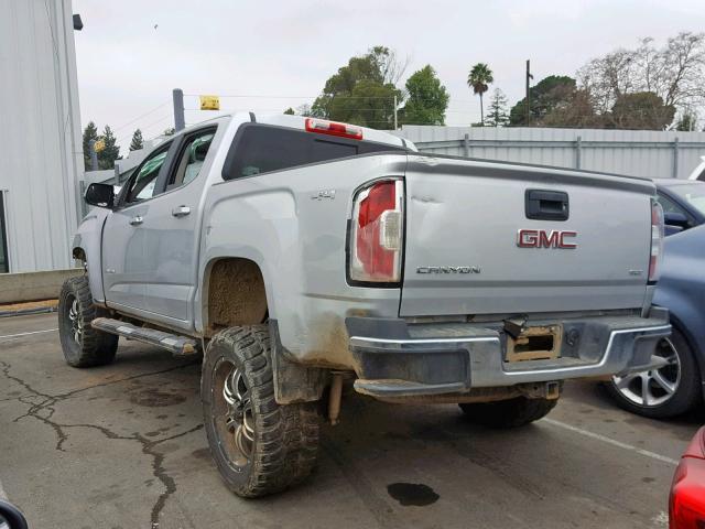 1GTP6DE19H1155769 - 2017 GMC CANYON SLT SILVER photo 3