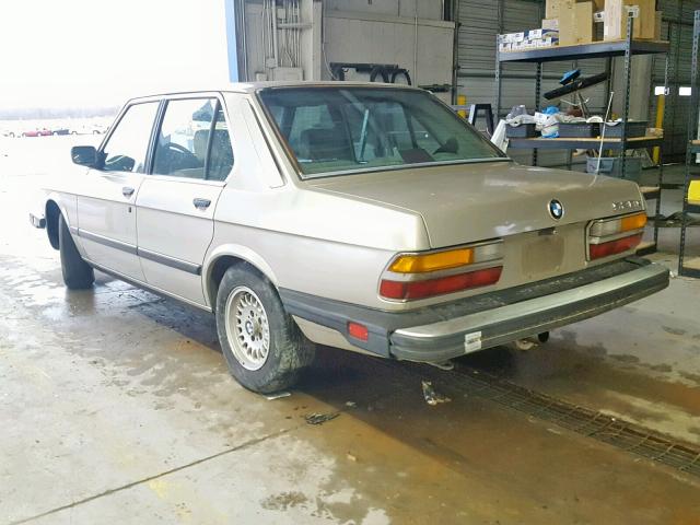 WBADK8302J9900057 - 1988 BMW 528 E AUTO BEIGE photo 3