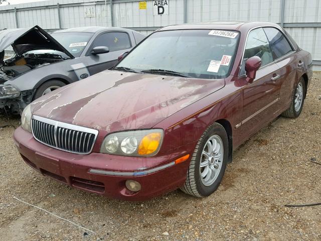 KMHFU45E13A260895 - 2003 HYUNDAI XG 350 RED photo 2