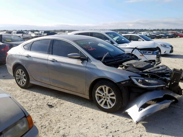 1C3CCCAG8GN104433 - 2016 CHRYSLER 200 LIMITE GRAY photo 1