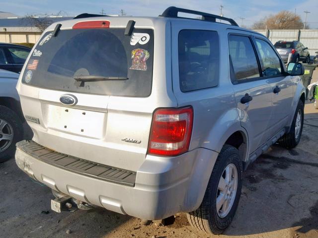 1FMCU93G69KB96733 - 2009 FORD ESCAPE XLT SILVER photo 4