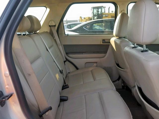 1FMCU93G69KB96733 - 2009 FORD ESCAPE XLT SILVER photo 6