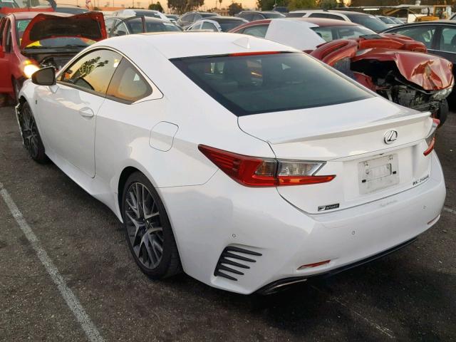 JTHHA5BC0G5001729 - 2016 LEXUS RC 200T WHITE photo 3