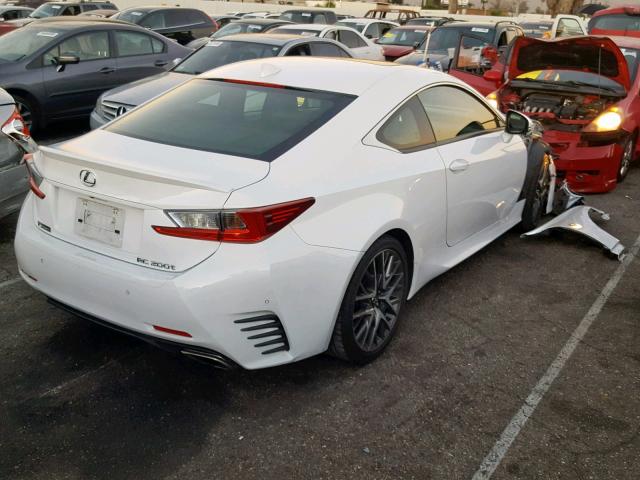 JTHHA5BC0G5001729 - 2016 LEXUS RC 200T WHITE photo 4