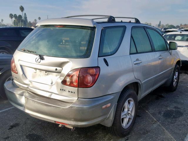 JT6HF10U2X0078534 - 1999 LEXUS RX 300 SILVER photo 4