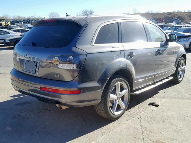 WA1CM74L69D035432 - 2009 AUDI Q7 TDI S-L CHARCOAL photo 4