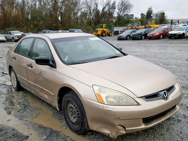 1HGCM56155A190458 - 2005 HONDA ACCORD DX GOLD photo 1