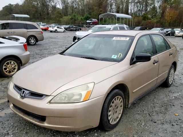 1HGCM56155A190458 - 2005 HONDA ACCORD DX GOLD photo 2