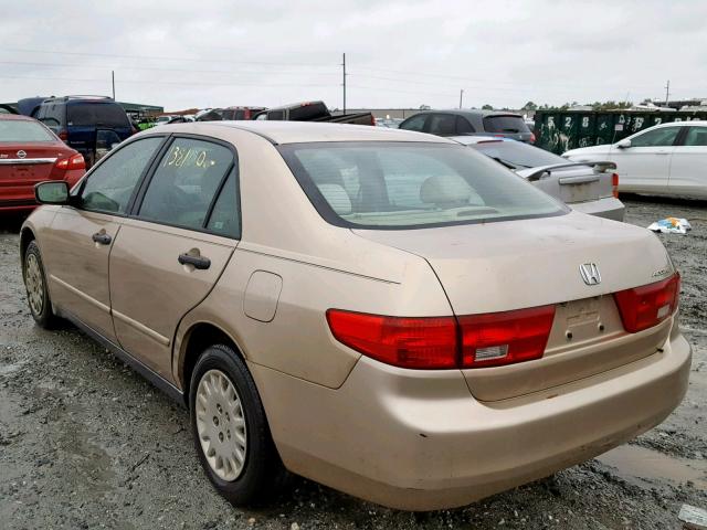 1HGCM56155A190458 - 2005 HONDA ACCORD DX GOLD photo 3