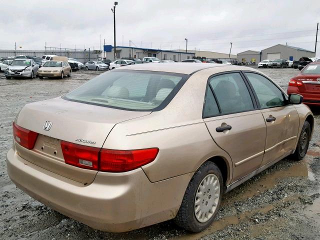 1HGCM56155A190458 - 2005 HONDA ACCORD DX GOLD photo 4