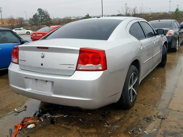 2B3CA3CV8AH311712 - 2010 DODGE CHARGER SX SILVER photo 4