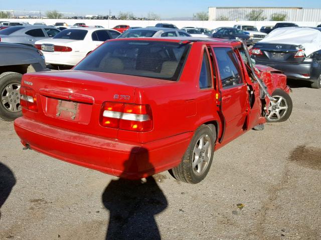 YV1LS55A1X1589306 - 1999 VOLVO S70 RED photo 4