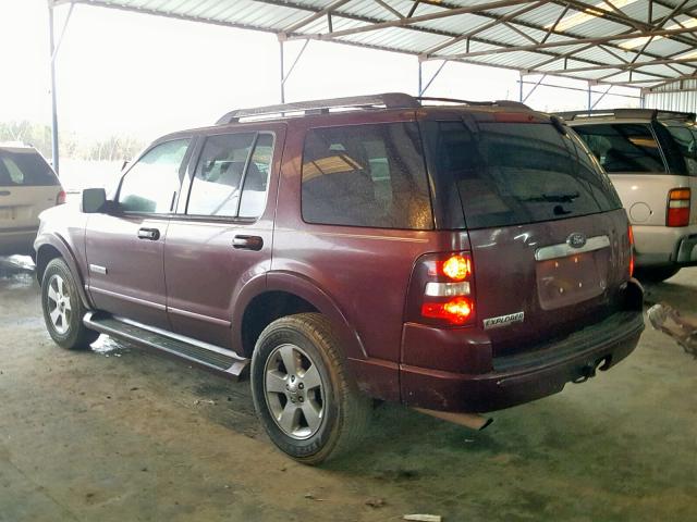 1FMEU75E86UB74743 - 2006 FORD EXPLORER L MAROON photo 3