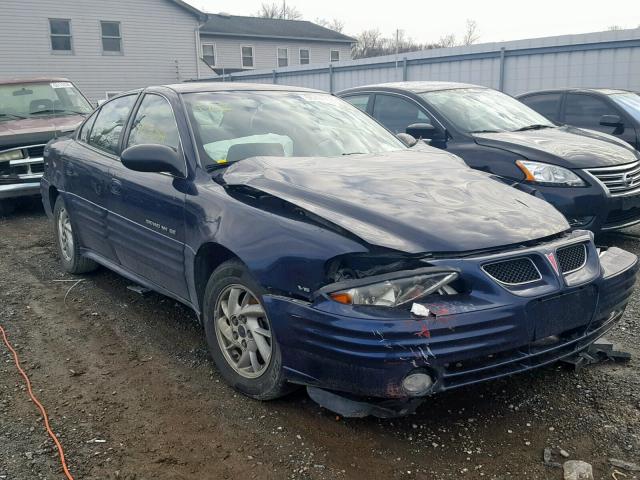 1G2NF52E01M512754 - 2001 PONTIAC GRAND AM S BLUE photo 1