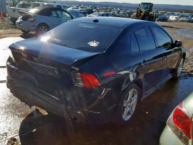 19UUA66276A026657 - 2006 ACURA 3.2TL BLACK photo 4