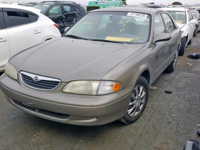 1YVGF22D2X5876388 - 1999 MAZDA 626 ES BROWN photo 2