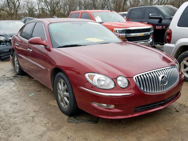 2G4WD582481189362 - 2008 BUICK LACROSSE C RED photo 1