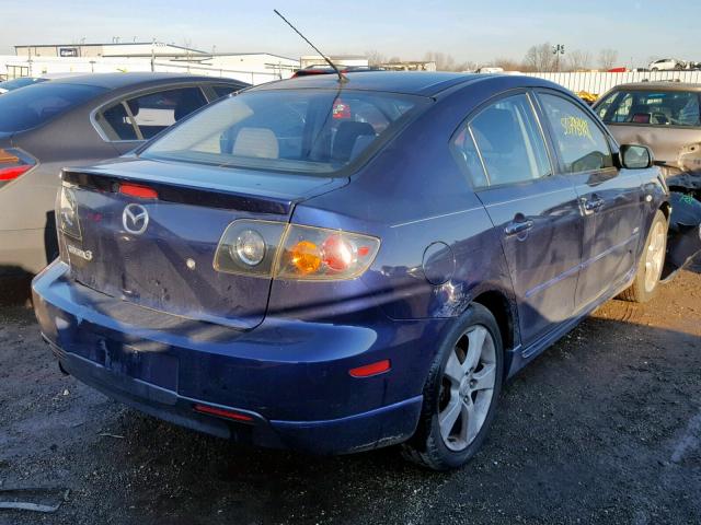 JM1BK323451254548 - 2005 MAZDA 3 S PURPLE photo 4