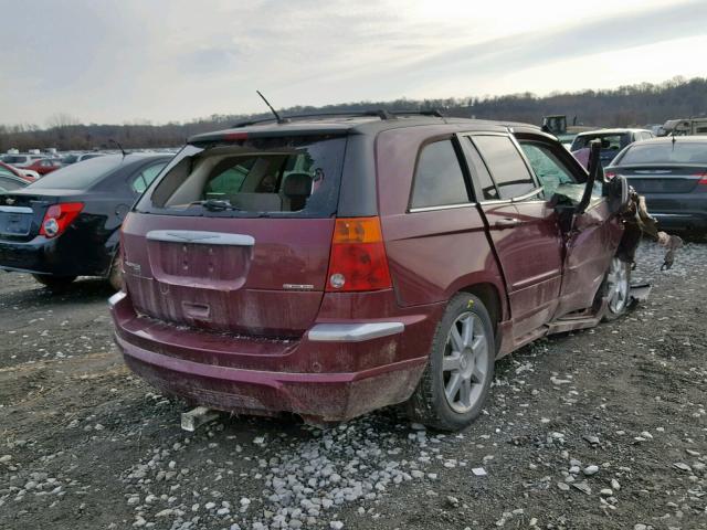 2A8GF78X28R649798 - 2008 CHRYSLER PACIFICA L MAROON photo 4