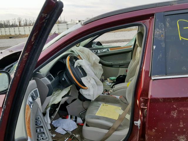 2A8GF78X28R649798 - 2008 CHRYSLER PACIFICA L MAROON photo 5