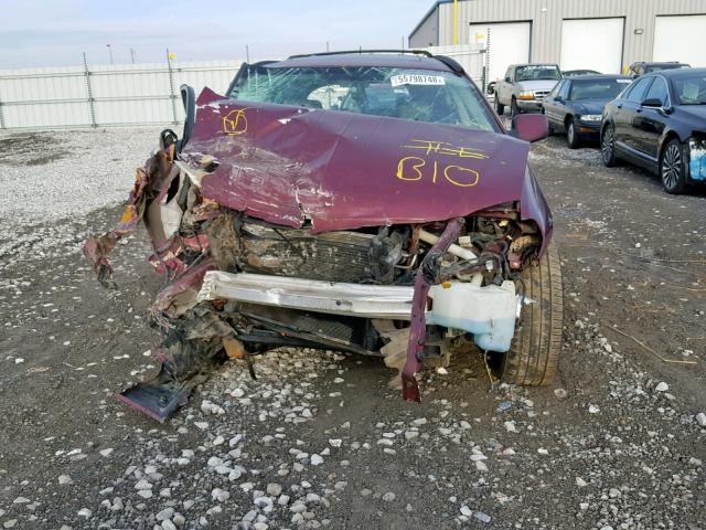 2A8GF78X28R649798 - 2008 CHRYSLER PACIFICA L MAROON photo 9