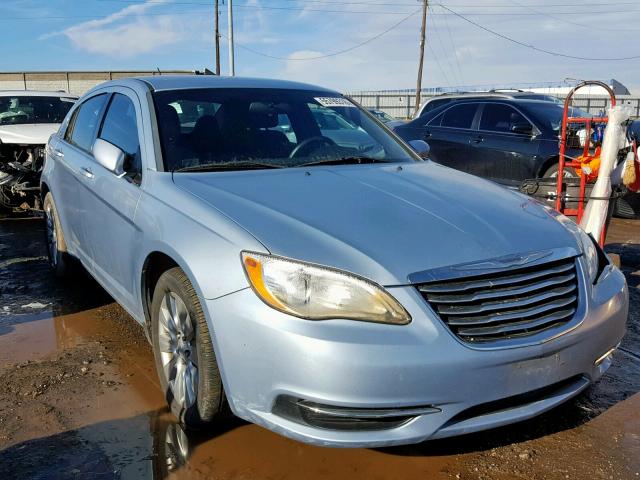 1C3CCBAB2EN210274 - 2014 CHRYSLER 200 LX BLUE photo 1