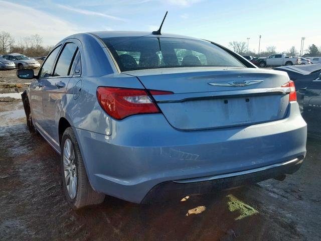 1C3CCBAB2EN210274 - 2014 CHRYSLER 200 LX BLUE photo 3