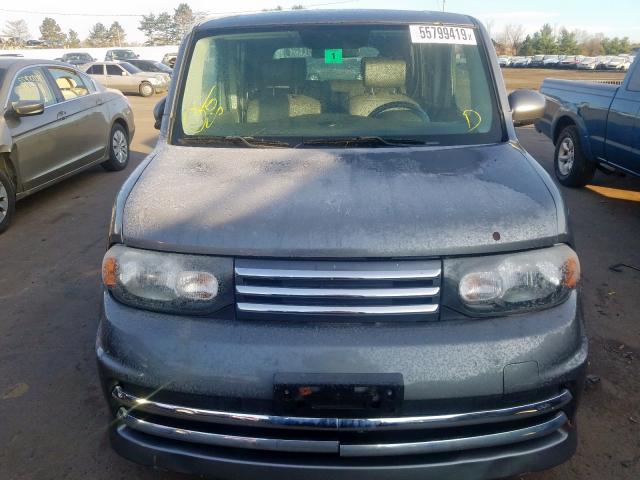 JN8AZ28R99T112420 - 2009 NISSAN CUBE BASE CHARCOAL photo 9