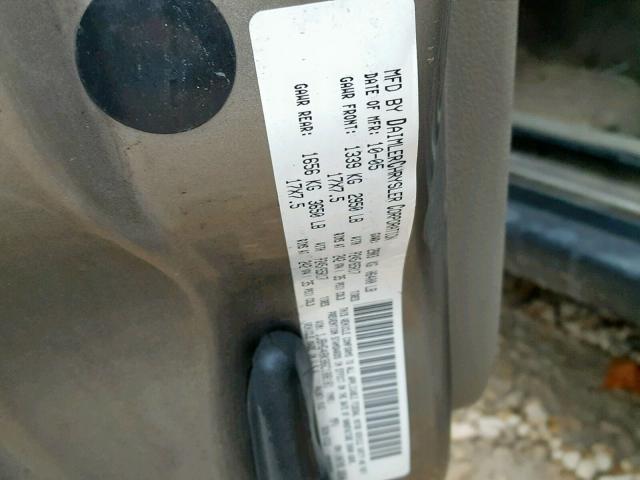 1J8HG48K86C188181 - 2006 JEEP COMMANDER TAN photo 10