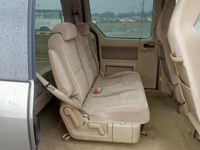 2FMZA51605BA63041 - 2005 FORD FREESTAR S TAN photo 6