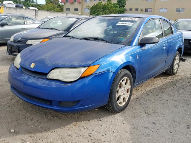 1G8AN12F34Z101400 - 2004 SATURN ION LEVEL BLUE photo 2