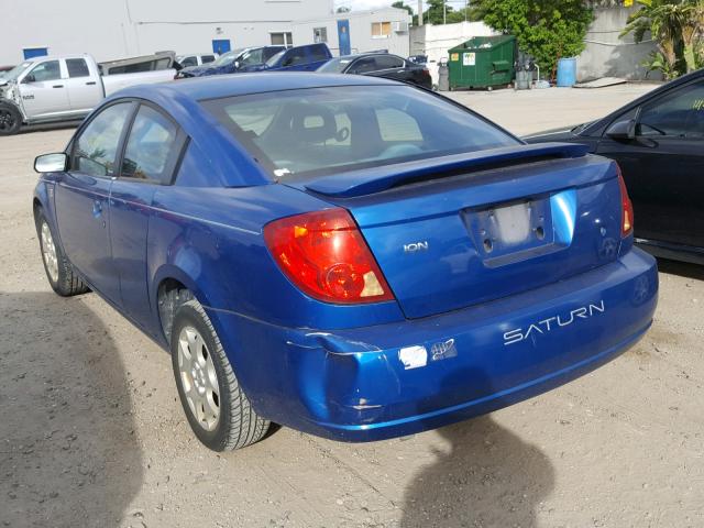 1G8AN12F34Z101400 - 2004 SATURN ION LEVEL BLUE photo 3