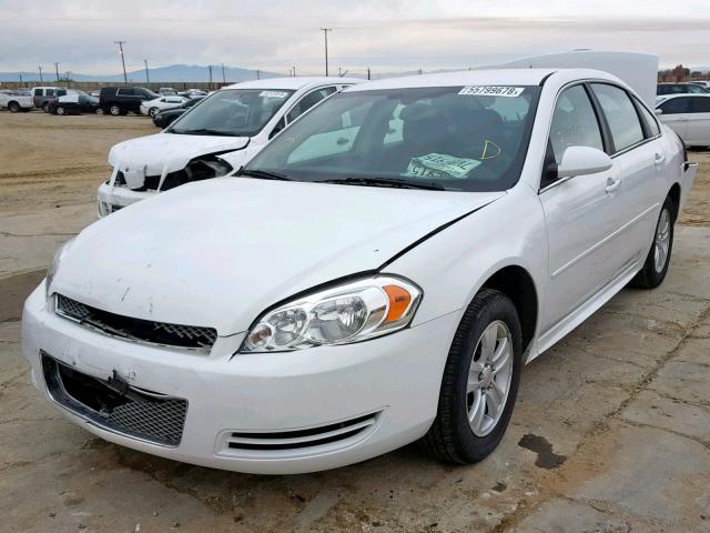 2G1WA5E33F1143330 - 2015 CHEVROLET IMPALA LIM WHITE photo 2