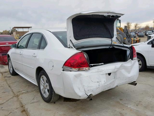 2G1WA5E33F1143330 - 2015 CHEVROLET IMPALA LIM WHITE photo 3