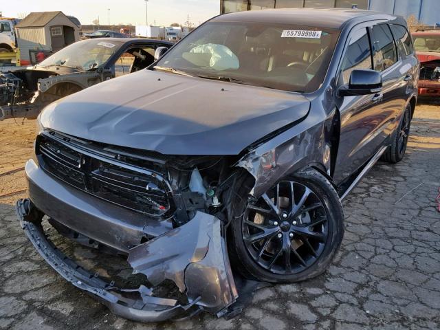 1C4SDJCT4GC442524 - 2016 DODGE DURANGO R/ GRAY photo 2