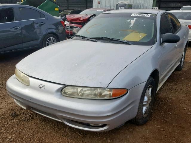 1G3NL52F43C269388 - 2003 OLDSMOBILE ALERO GL SILVER photo 2