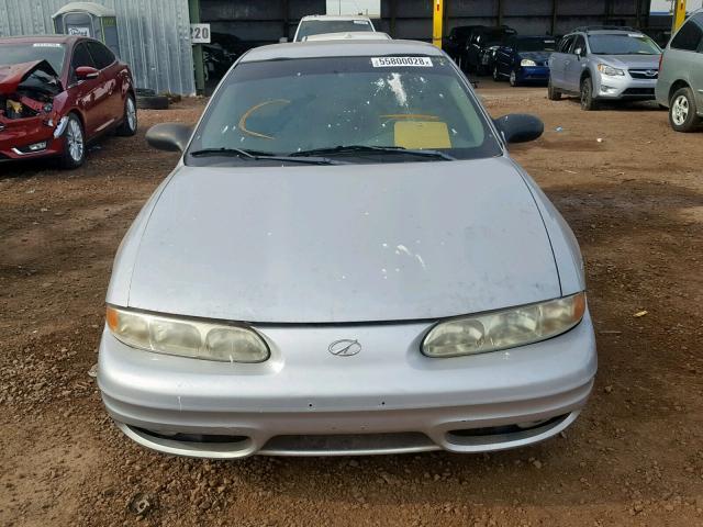 1G3NL52F43C269388 - 2003 OLDSMOBILE ALERO GL SILVER photo 9