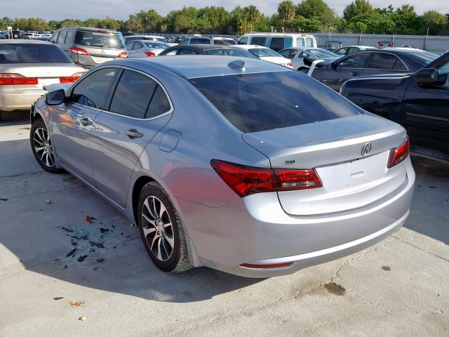 19UUB1F5XFA028493 - 2015 ACURA TLX TECH SILVER photo 3