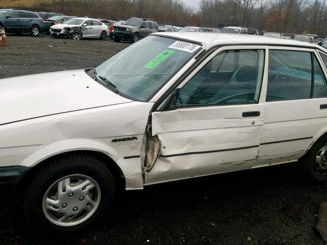 1Y1SK6146HZ073383 - 1987 CHEVROLET NOVA WHITE photo 9