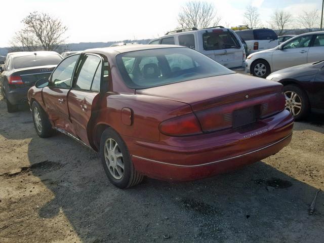 2G4WB52K4V1421159 - 1997 BUICK REGAL LS MAROON photo 3